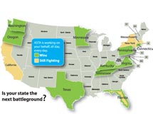 ASTA is lobbying on behalf of travel agents in several states. // © 2012 ASTA
